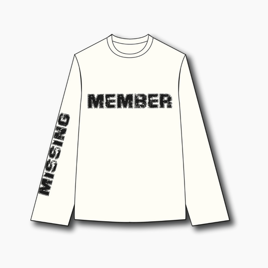 The Missing Longsleeve 3.0 Vintage White